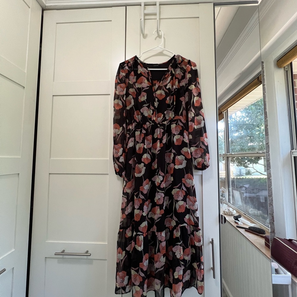 WHO WHAT WEAR for Target Sheer Midi Dress (Size XS)